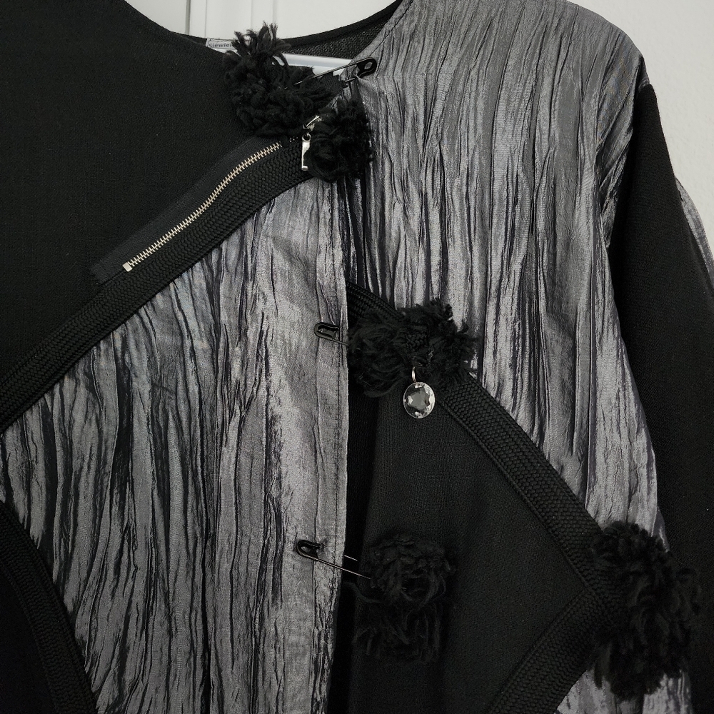 Siewierski Andrzej Statement Piece Flared Sleeve Patchwork Top - Picture 10 of 15